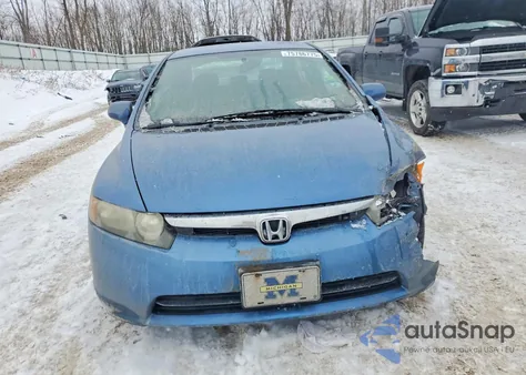 2008 Honda Civic Lx z USA, uszkodzony, nr VIN 1HGFA16548L095545